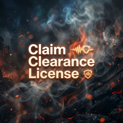 Claim Clearance License